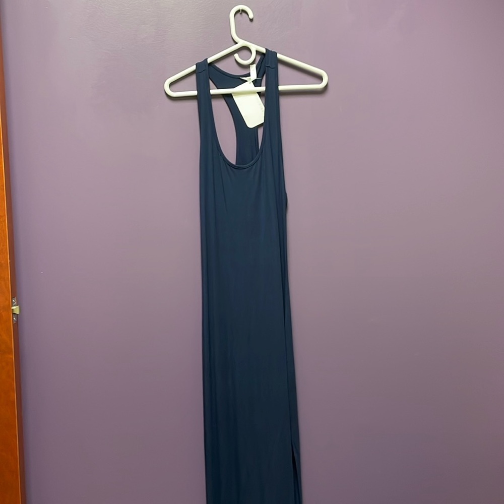 Fabletics maxi long dress, tank top